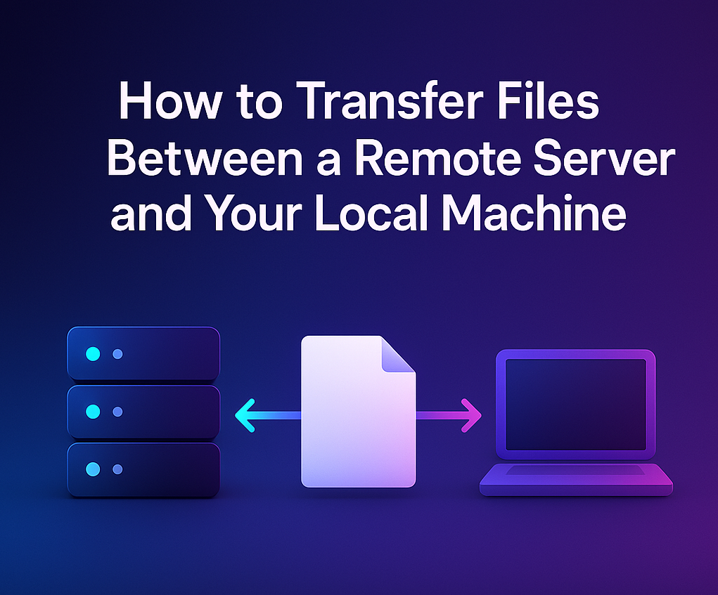How to Transfer Files Between a Remote Server and Your Local Machine ...